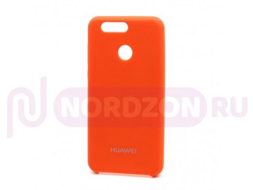 Чехол Huawei Nova 2 Plus, силикон, Cover Color, оранжевый