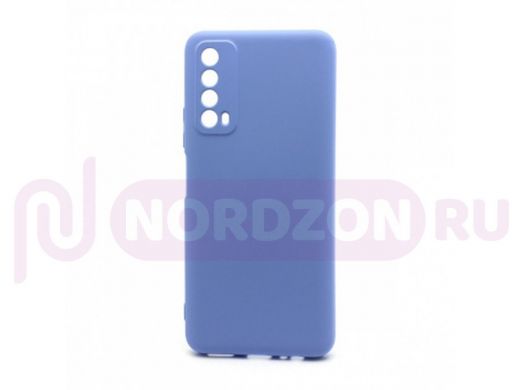Чехол Huawei P Smart (2021) /Y7a, силикон, New Era, голубой
