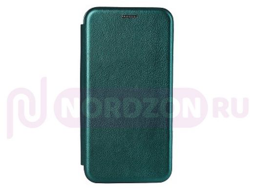 Чехол Huawei P40 Lite, книжка боковая, зелёный, BF