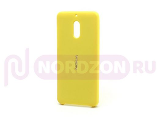 Чехол Huawei Y6 II, силикон, Cover Color, жёлтый