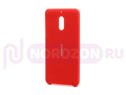 Чехол Huawei Y6 II, силикон, Cover Color, красный