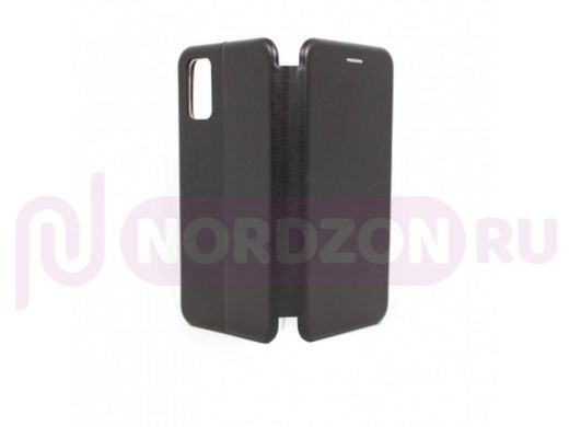 Чехол Oppo A52/A72/A92, книжка боковая, чёрный, Fashion