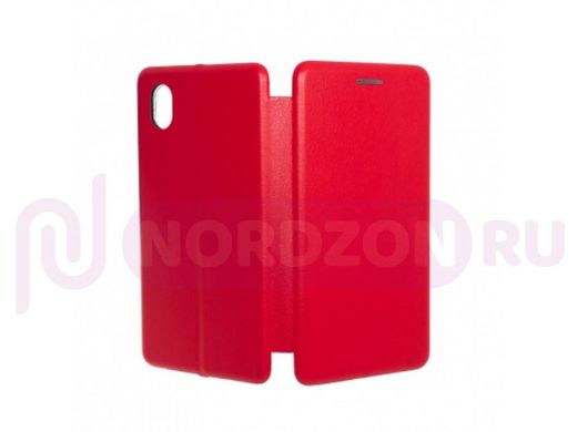 Чехол Samsung A01 Core /M01 Core, книжка боковая, красный, Fashion