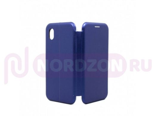 Чехол Samsung A01 Core /M01 Core, книжка боковая, синий, Fashion
