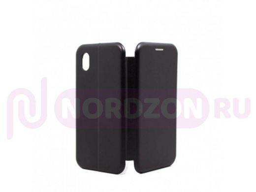 Чехол Samsung A01 Core /M01 Core, книжка боковая, чёрный, Fashion