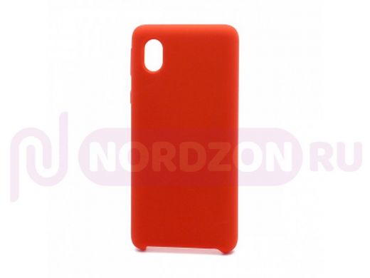 Чехол Samsung A01 Core /M01 Core, силикон, Cover Color, красный, 001