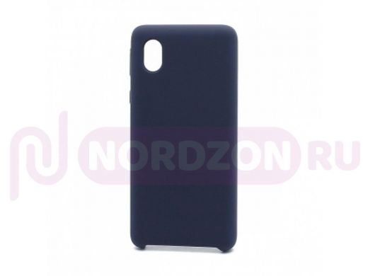 Чехол Samsung A01 Core /M01 Core, силикон, Cover Color, синий тёмный, 008