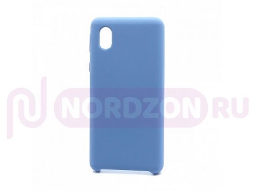 Чехол Samsung A01 Core /M01 Core, силикон, Cover Color, синий, 010
