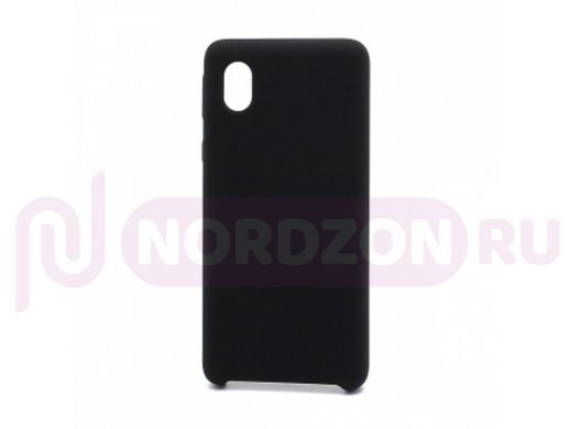 Чехол Samsung A01 Core /M01 Core, силикон, Cover Color, чёрный, 003