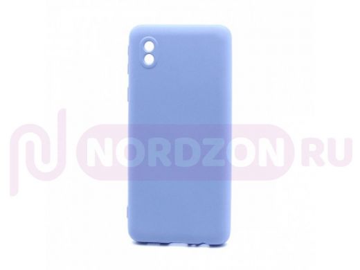 Чехол Samsung A01 Core /M01 Core, силикон, New Era, голубой
