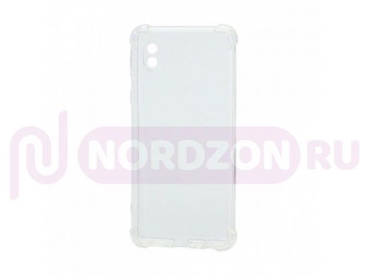 Чехол Samsung A01 Core /M01 Core, силикон, прозрачный, противоударный