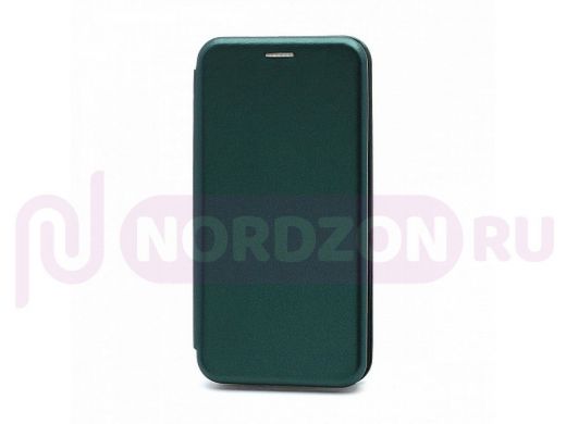 Чехол Samsung A01/A015, книжка боковая, зелёный, BF