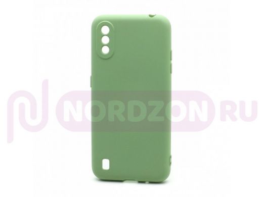Чехол Samsung A01/A015, силикон, New Era, зелёный
