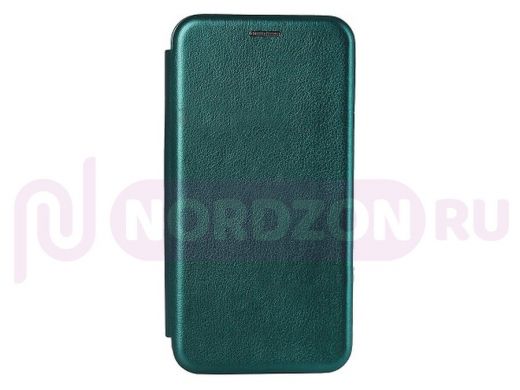 Чехол Samsung A02 /M02, книжка боковая, зелёный, BF