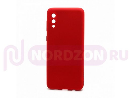 Чехол Samsung A02 /M02, силикон, New Era, красный