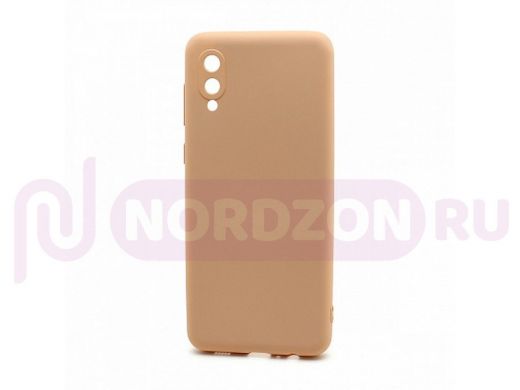 Чехол Samsung A02 /M02, силикон, New Era, розовый