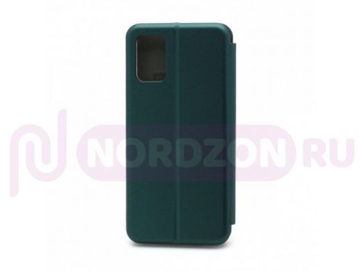Чехол Samsung A03s, книжка боковая, зелёный, BF