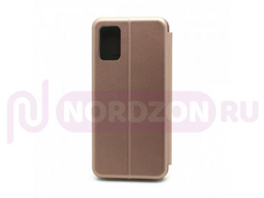 Чехол Samsung A03s, книжка боковая, розовый, BF