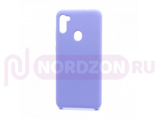 Чехол Samsung A11 /M11, силикон, Cover Color, сиреневый, 013
