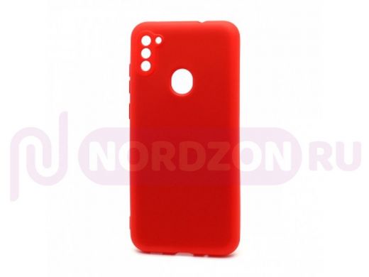Чехол Samsung A11 /M11, силикон, New Era, красный