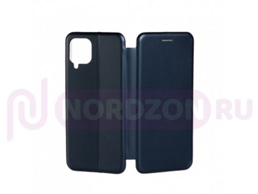 Чехол Samsung A22 /M22 /M32, книжка боковая, синий, Fashion