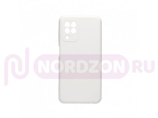 Чехол Samsung A22 /M22 /M32, силикон, матовый, Soft-Touch, белый