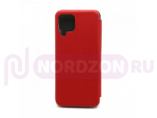 Чехол Samsung M22 /A22 /M32, книжка боковая, красный, BF