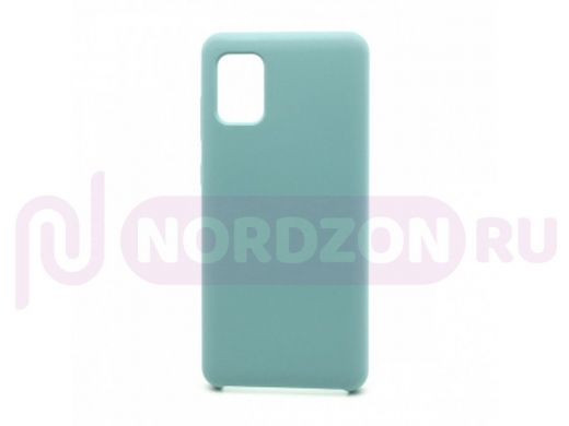 Чехол Samsung A31/A315, силикон, Cover Color, бирюзовый, 002