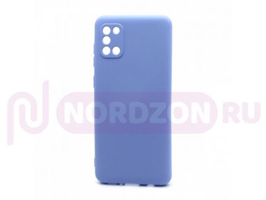 Чехол Samsung A31/A315, силикон, New Era, голубой