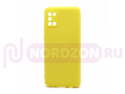 Чехол Samsung A31/A315, силикон, New Era, жёлтый