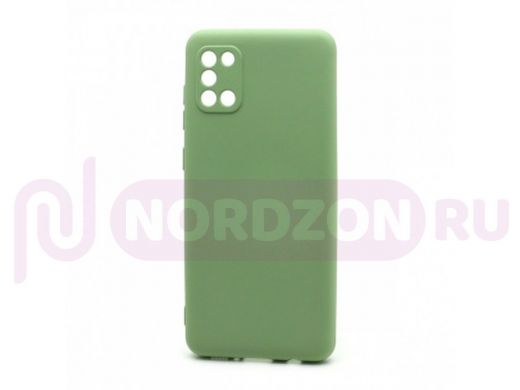 Чехол Samsung A31/A315, силикон, New Era, зелёный