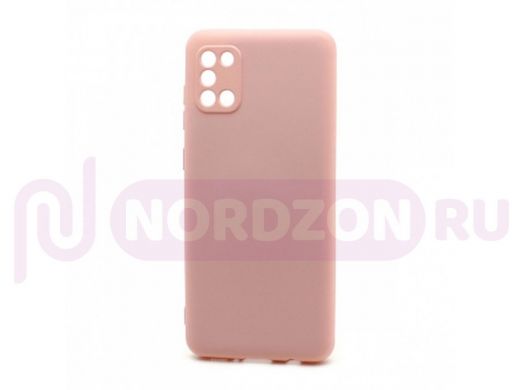 Чехол Samsung A31/A315, силикон, New Era, розовый