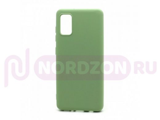 Чехол Samsung A41/A415, силикон, New Era, зелёный