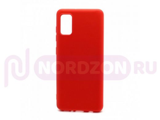 Чехол Samsung A41/A415, силикон, New Era, красный