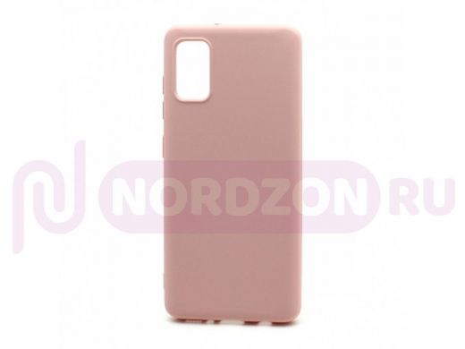 Чехол Samsung A41/A415, силикон, New Era, розовый
