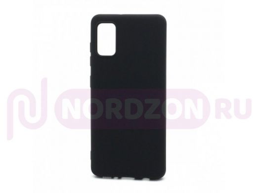 Чехол Samsung A41/A415, силикон, New Era, чёрный