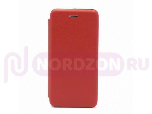 Чехол Samsung A51/A515, книжка боковая, красный, BF