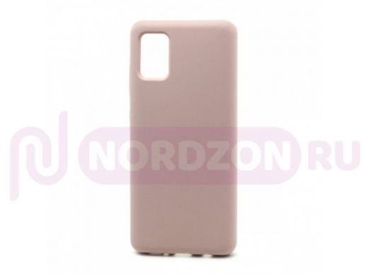 Чехол Samsung A51/A515, силикон, Cover Color, бежевый, 018