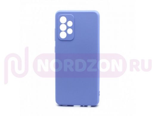 Чехол Samsung A52/A525, силикон, New Era, голубой