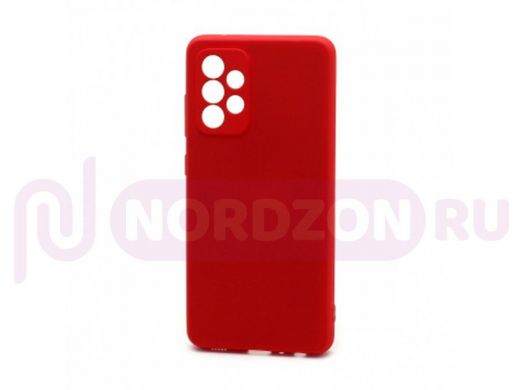 Чехол Samsung A52/A525, силикон, New Era, красный