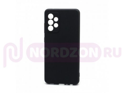Чехол Samsung A52/A525, силикон, New Era, чёрный