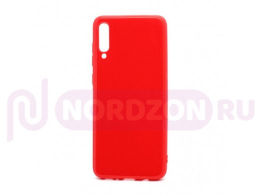Чехол Samsung A70/A705 (2019), силикон, глянцевый, ультратонкий, красный