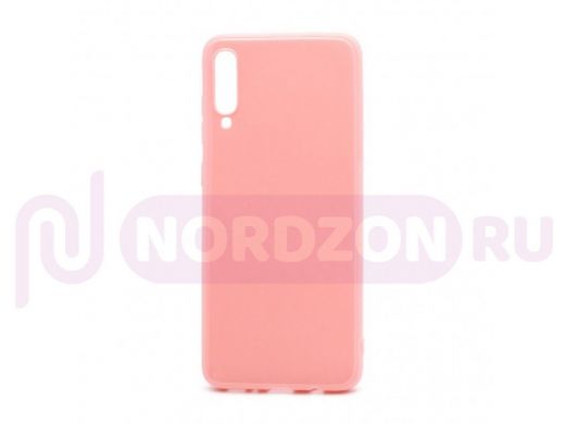Чехол Samsung A70/A705 (2019), силикон, глянцевый, ультратонкий, розовый