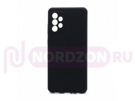 Чехол Samsung A72/A725, силикон, Cover Color, чёрный, 003