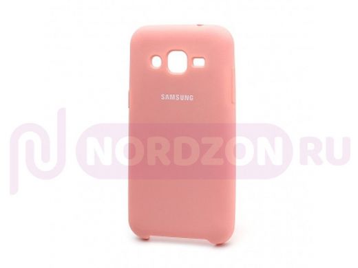 Чехол Samsung J2/J200 (2015), силикон, Cover Color, розовый