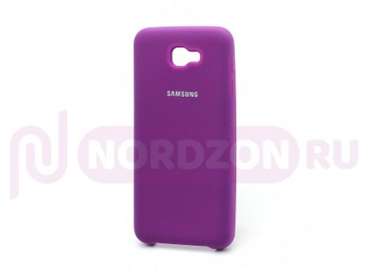 Чехол Samsung J7 Prime/G610, силикон, Cover Color, фиолетовый