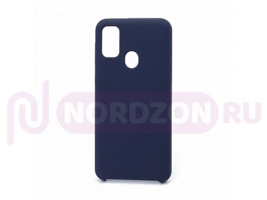Чехол Samsung M21 /M30s, силикон, Cover Color, синий тёмный, 008
