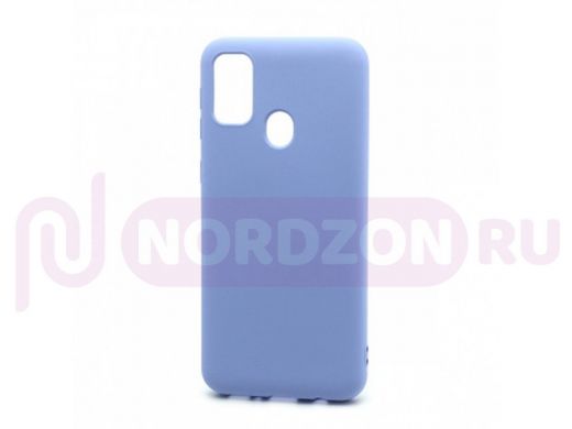 Чехол Samsung M21 /M30s, силикон, New Era, голубой