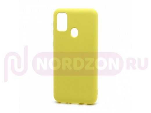 Чехол Samsung M21 /M30s, силикон, New Era, жёлтый