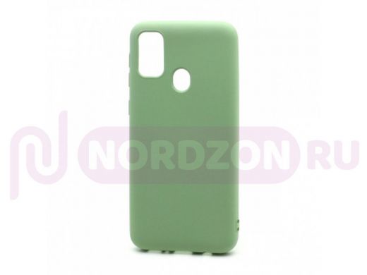Чехол Samsung M21 /M30s, силикон, New Era, зелёный